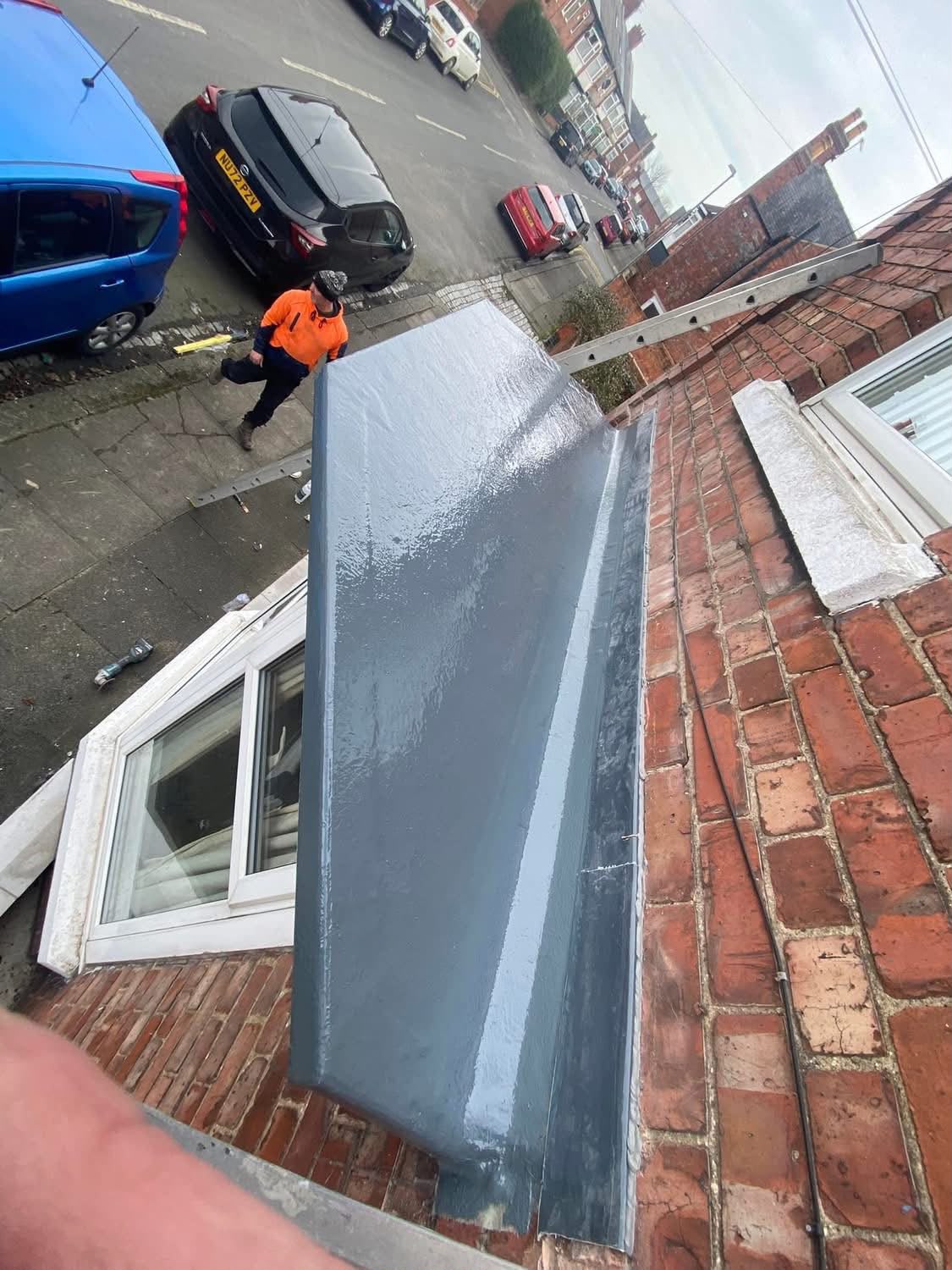 Flat roof repairs Glasgow: torch-on felt flat roof installation